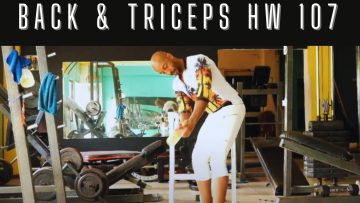 Back & triceps HW 107