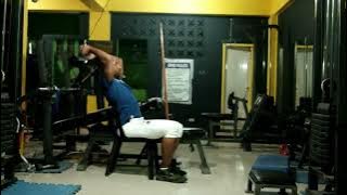 Seated Waterbottle tricep ext