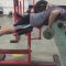 Back hyperextension with row