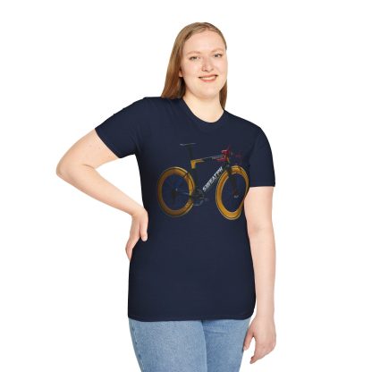 Road Cycle Unisex Softstyle T-Shirt - Image 5