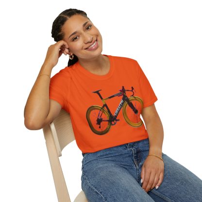 Road Cycle Unisex Softstyle T-Shirt - Image 59