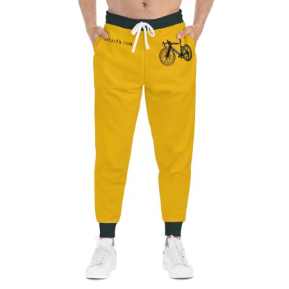 Yellow with Charcoal Athletic Joggers (AOP) - Image 3