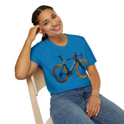 Road Cycle Unisex Softstyle T-Shirt - Image 81