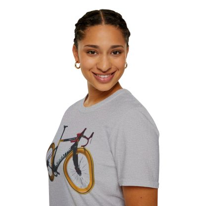 Road Cycle Unisex Softstyle T-Shirt - Image 38