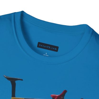 Road Cycle Unisex Softstyle T-Shirt - Image 76