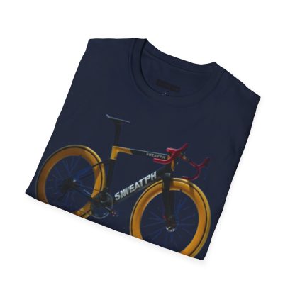 Road Cycle Unisex Softstyle T-Shirt - Image 4