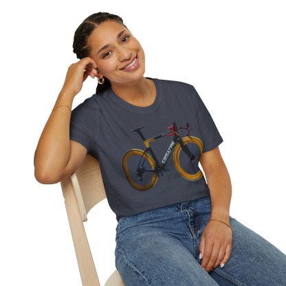 Road Cycle Unisex Softstyle T-Shirt - Image 91