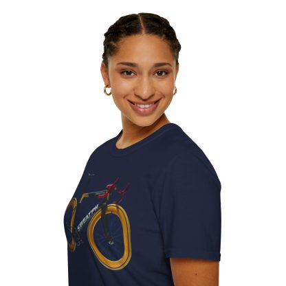 Road Cycle Unisex Softstyle T-Shirt - Image 8