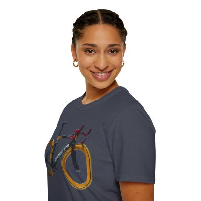 Road Cycle Unisex Softstyle T-Shirt - Image 90