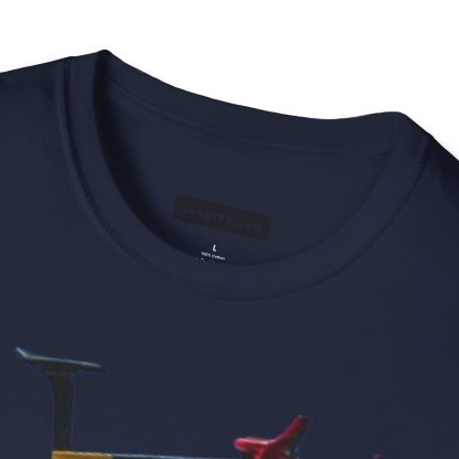 Road Cycle Unisex Softstyle T-Shirt - Image 3