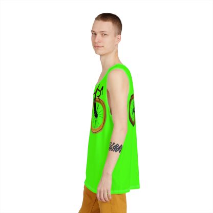 Lime Cycling Men's Tank (AOP) - Image 6