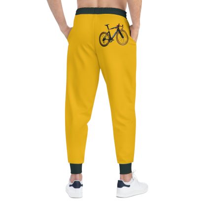 Yellow with Charcoal Athletic Joggers (AOP) - Image 4