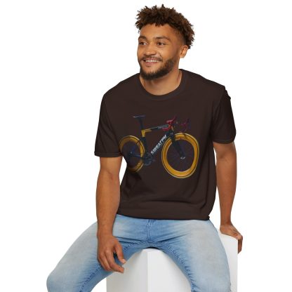Road Cycle Unisex Softstyle T-Shirt - Image 73