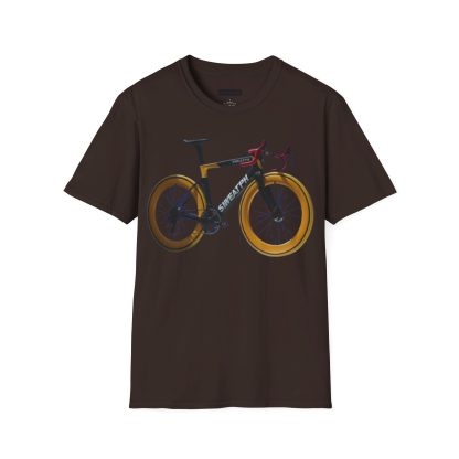 Road Cycle Unisex Softstyle T-Shirt - Image 62