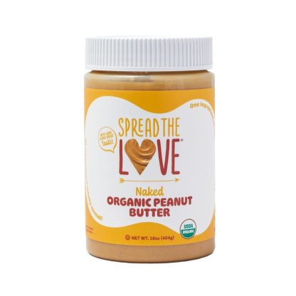 Spread The Love NAKED Organic Peanut Butter, 16 Ounce (Organ...