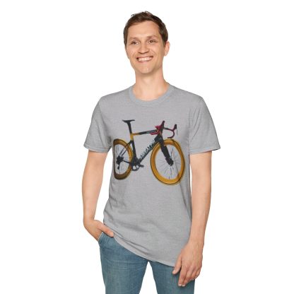 Road Cycle Unisex Softstyle T-Shirt - Image 36