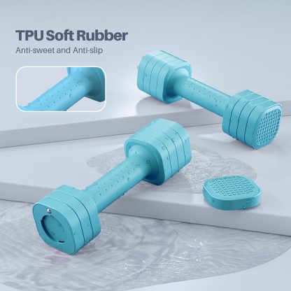 Adjustable Dumbbell Set of 2, 4 in 1 Free Weights Dumbbells ... - Image 5