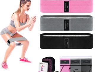 3 Levels Fabric Resistance Bands Set, Booty Bands for Workin...