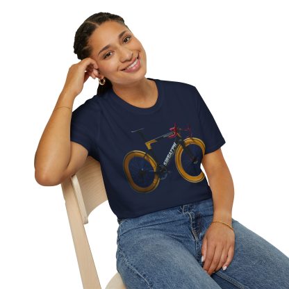 Road Cycle Unisex Softstyle T-Shirt - Image 9