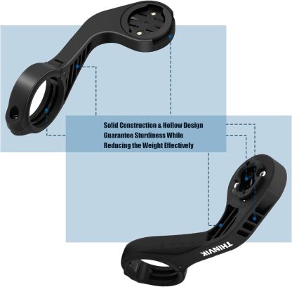 Thinvik Bike Computer Mount for Garmin Edge 1040 1030 840 83... - Image 5