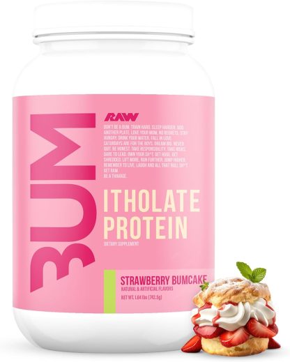 RAW Whey Isolate Protein Powder, Strawberry BumCake (CBUM It...