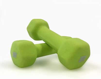 CAP Barbell Black Neoprene Coated Dumbbell Weights | Set - Image 2