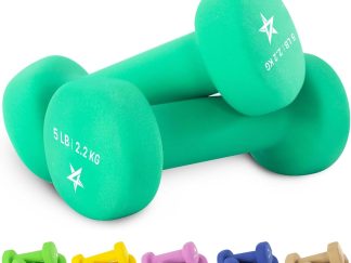 Yes4All Neoprene Coated Dumbbell Hand Weight Sets of 2 - Mul...