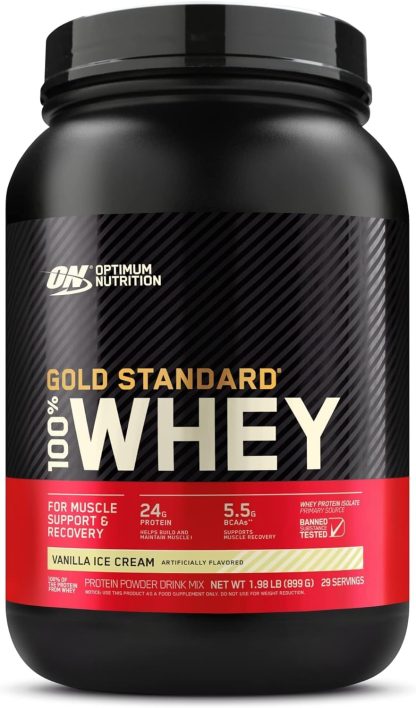Optimum Nutrition (ON) Gold Standard 100% Whey Protein Powde...