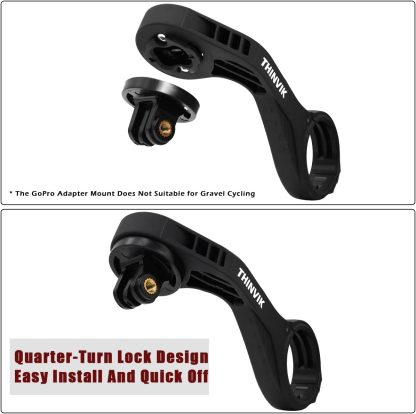 Thinvik Bike Computer Mount for Garmin Edge 1040 1030 840 83... - Image 2
