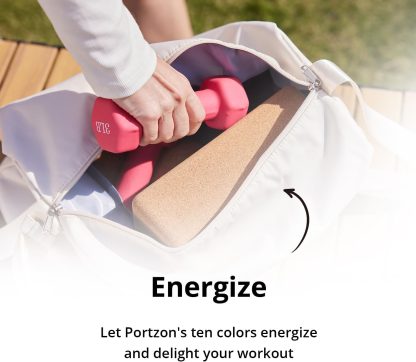 Portzon Weights Dumbbells 10 Colors Options Compatible with ... - Image 7