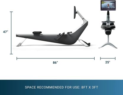 Hydrow Pro Rowing Machine with Immersive 22" HD Rotating Scr... - Image 8