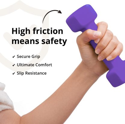 Portzon Weights Dumbbells 10 Colors Options Compatible with ... - Image 3