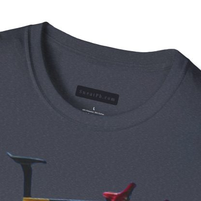 Road Cycle Unisex Softstyle T-Shirt - Image 86