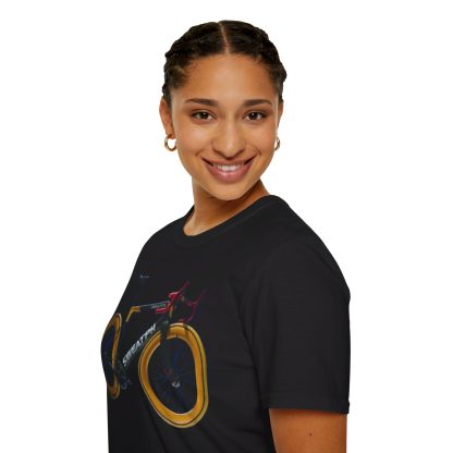 Road Cycle Unisex Softstyle T-Shirt - Image 28