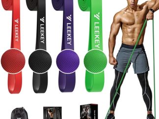 LEEKEY Resistance Bands, Exercise Bands Pull Up Assist Bands...