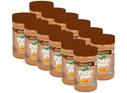 Peter Pan Natural Creamy Peanut Butter Spread, no high-fruct...