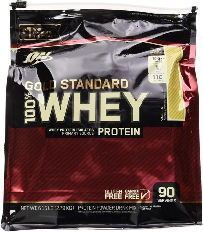 Optimum Nutrition Gold Standard 100% Whey Protein,(Vanilla) ...