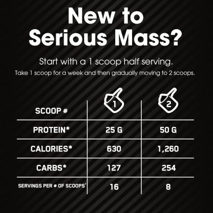 Optimum Nutrition Serious Mass, Weight Gainer Protein Powder... - Image 5