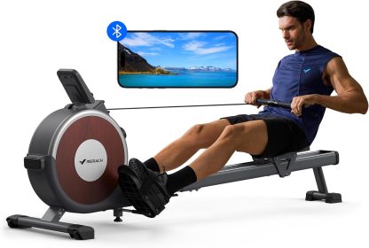 MERACH Rowing Machine, Magnetic Rower Machine for Home, 16 L...