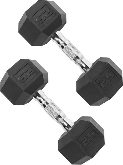 CAP Barbell Coated Dumbbell Set | 50lbs, 100lbs, 150lbs | Mu... - Image 2