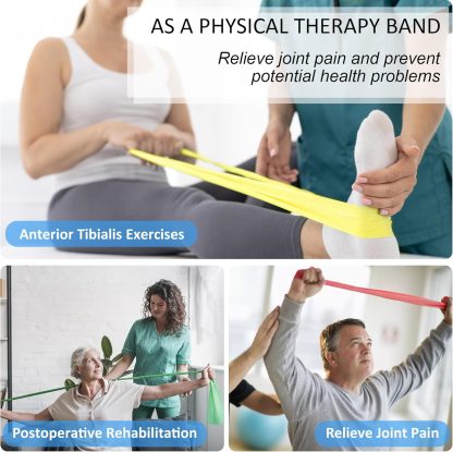 Resistance Bands for Working Out, Physical Therapy Bands, El... - Image 6