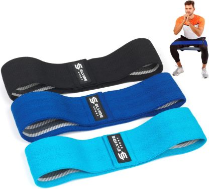 ELVIRE Fabric Resistance Bands for Working Out | Exercise Ba...