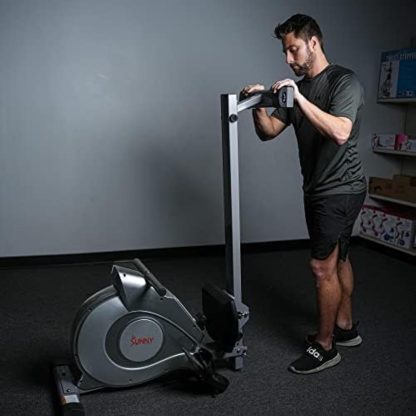 Sunny Health & Fitness Magnetic Rowing Machine with 53.4" Ex... - Image 7