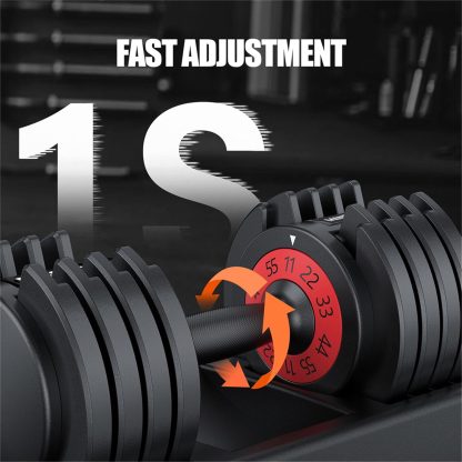 Mangko Adjustable Dumbbell 55LB Single Dumbbell 5 Weight Opt... - Image 2