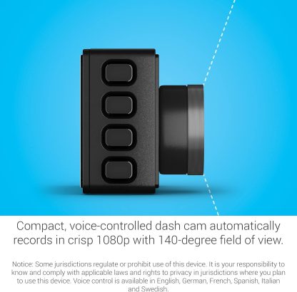 Garmin Dash Cam 47, 1080p, 140-degree FOV, Remotely Monitor ... - Image 4