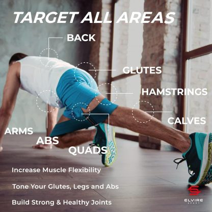 ELVIRE Fabric Resistance Bands for Working Out | Exercise Ba... - Image 3