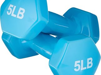 Amazon Basics Vinyl Coated Dumbbell Hand Weights