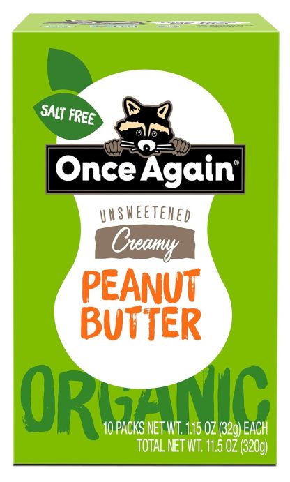 Once Again Organic Creamy Peanut Butter - 1.15oz Squeeze Pac... - Image 3