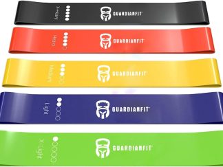 Resistance Loop Exercise Bands Set of 5, Latex Workout Bands...
