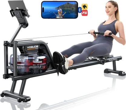 YOSUDA Magnetic/Water Rowing Machine 350 LB Weight Capacity ...